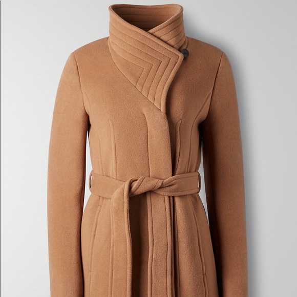 💕SOLD💕Babaton Camel Short Connor Coat - Picture 8 of 9